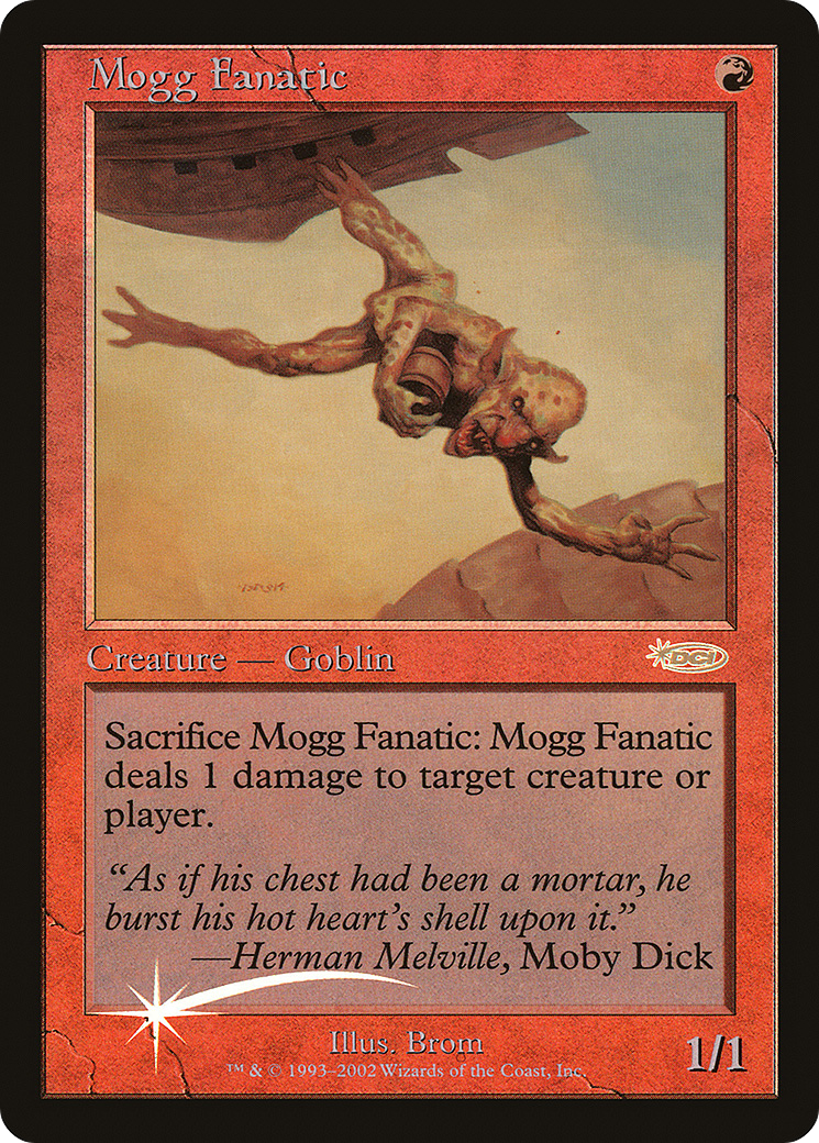 Mogg Fanatic (FNM-) [Misc] Friday Night Magic 2002 Foil MTG Single Wizards of the Coast