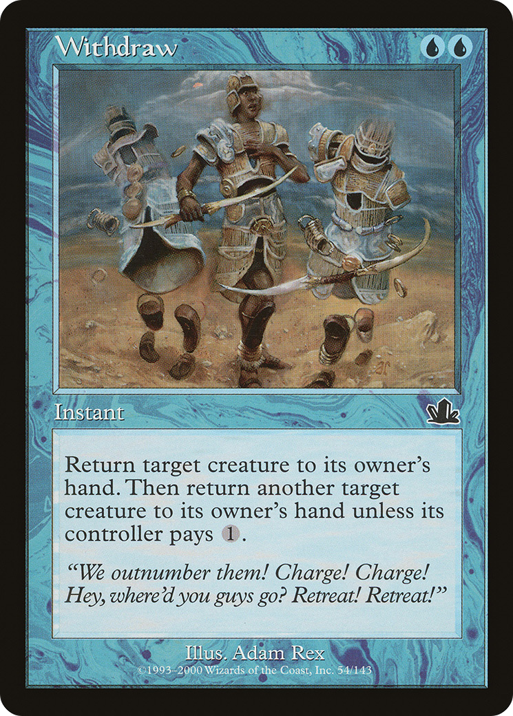 Withdraw (PCY-054) [Prophecy] Foil MTG Single Wizards of the Coast