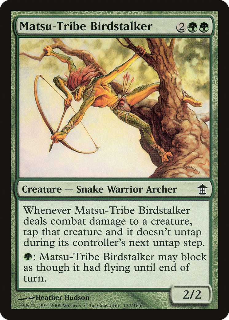 Matsu-Tribe Birdstalker (SOK-137) [Saviors of Kamigawa] MTG Single Wizards of the Coast