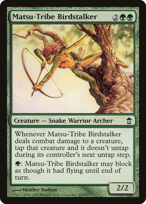 Matsu-Tribe Birdstalker (SOK-137) [Saviors of Kamigawa] MTG Single Wizards of the Coast