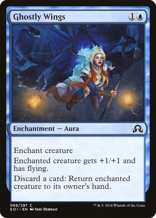 Ghostly Wings (SOI-066) [Shadows over Innistrad] MTG Single Wizards of the Coast