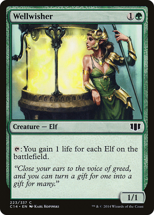 Wellwisher (C14-223) [Commander 2014] MTG Single Wizards of the Coast