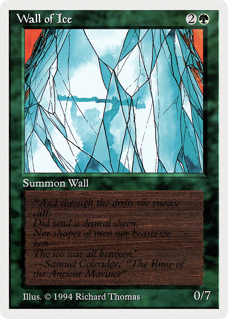 Wall of Ice (SUM-225) [Misc] Summer Magic / Edgar MTG Single Wizards of the Coast