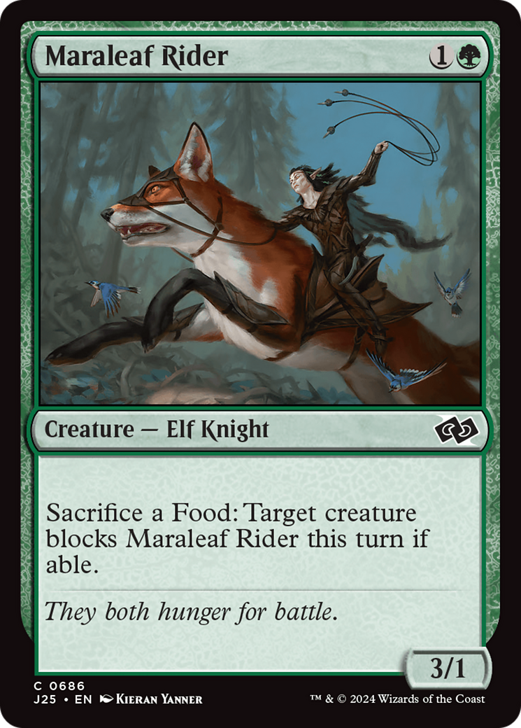 Maraleaf Rider (J25-686) [Foundations Jumpstart] MTG Single Wizards of the Coast