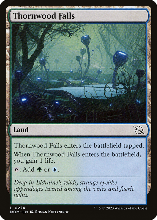 Thornwood Falls (MOM-274) [March of the Machine] Foil MTG Single Wizards of the Coast