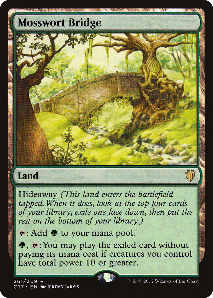 Mosswort Bridge (C17-261) [Commander 2017] MTG Single Wizards of the Coast