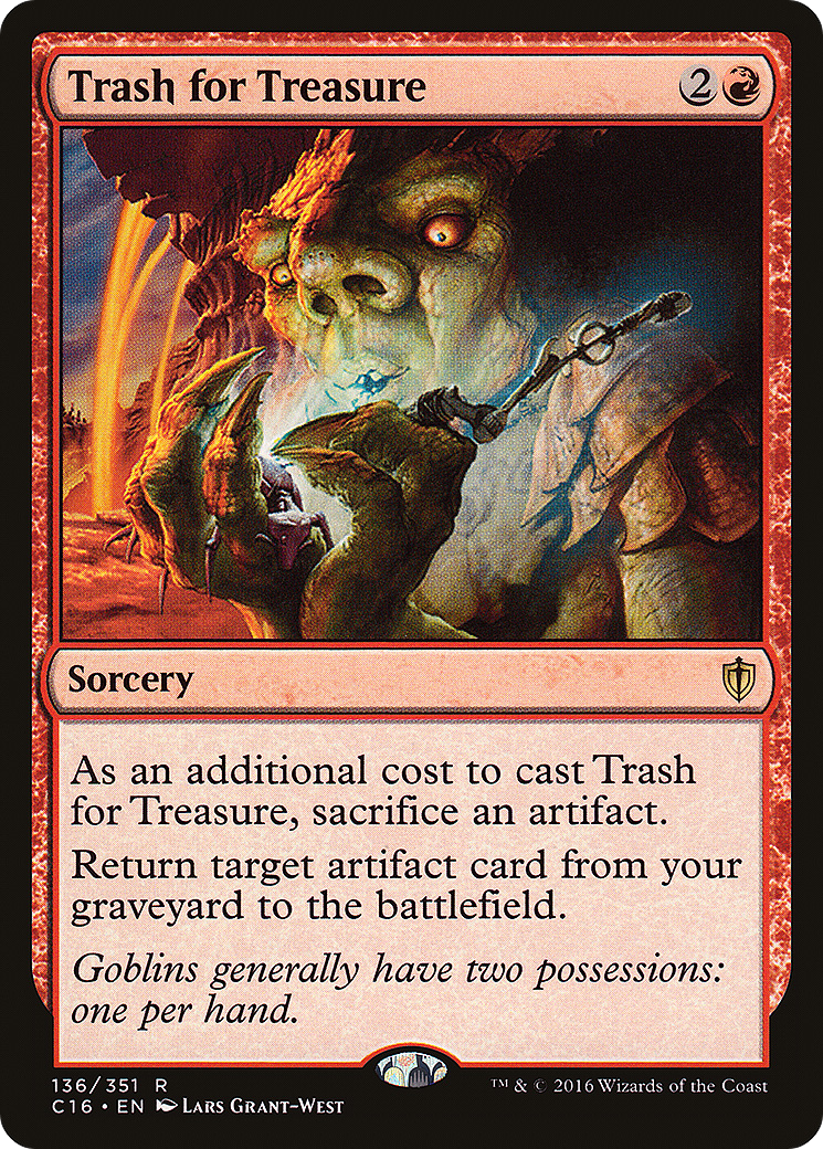 Trash for Treasure (C16-136) [Commander 2016] MTG Single Wizards of the Coast