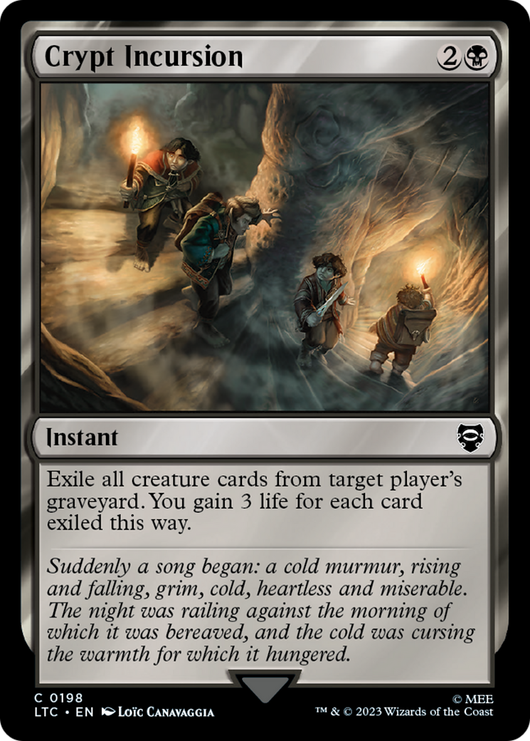 Crypt Incursion (LTC-198) [Tales of Middle-earth Commander] MTG Single Wizards of the Coast