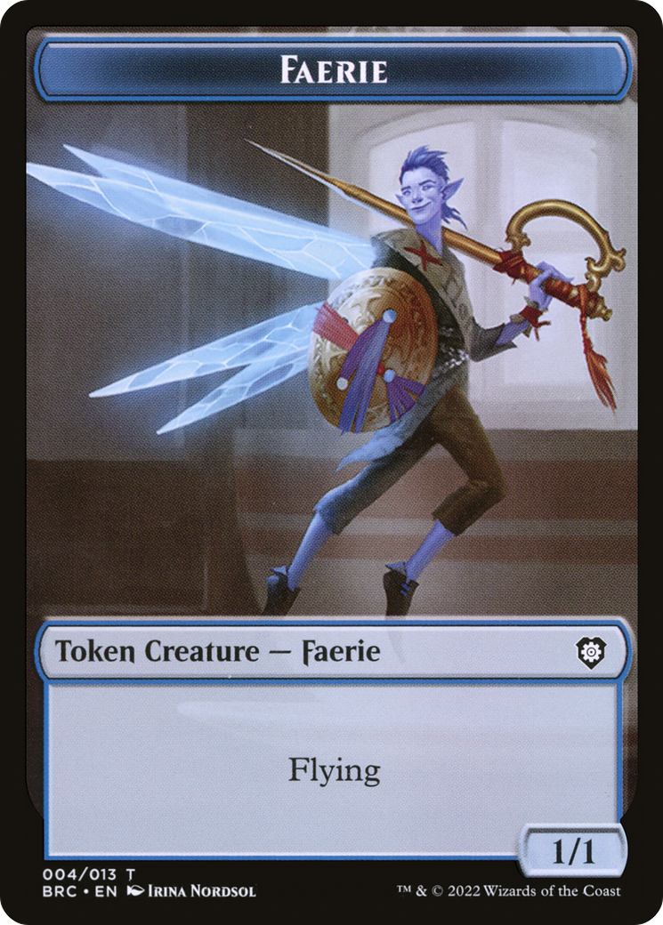 Faerie (TBRC-004) [Tokens] The Brothers' War Commander Tokens MTG Single Wizards of the Coast