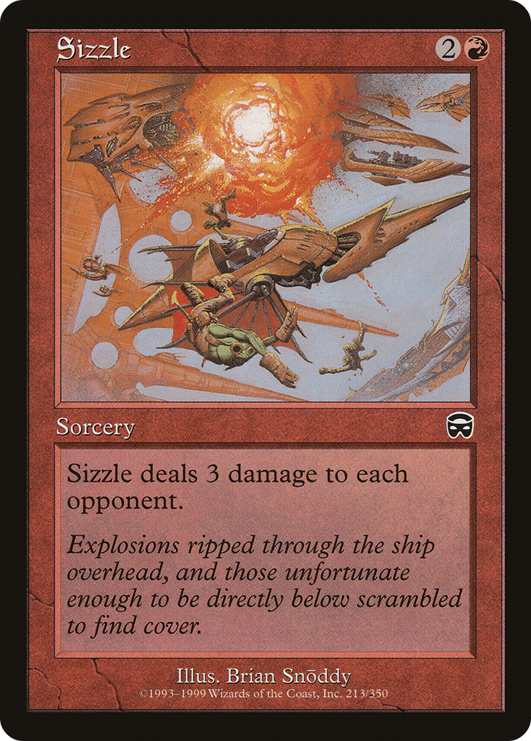Sizzle (MMQ-213) [Mercadian Masques] Foil MTG Single Wizards of the Coast