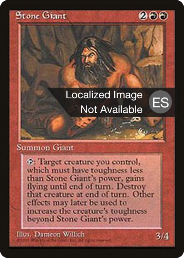 Stone Giant (4BB-223) [Fourth Edition Foreign Black Border] MTG Single Wizards of the Coast