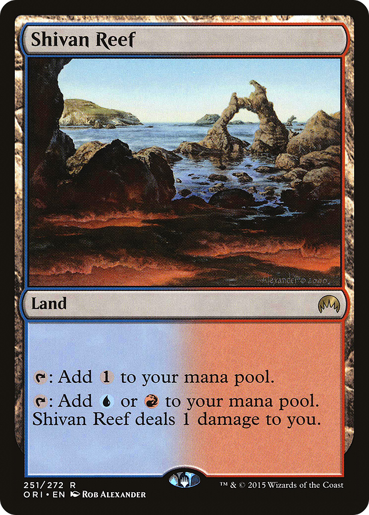 Shivan Reef (ORI-251) [Magic Origins] MTG Single Wizards of the Coast
