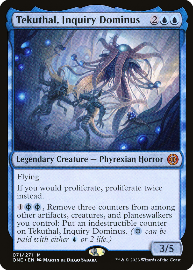 Tekuthal, Inquiry Dominus (ONE-071) [Phyrexia: All Will Be One] Foil MTG Single Wizards of the Coast