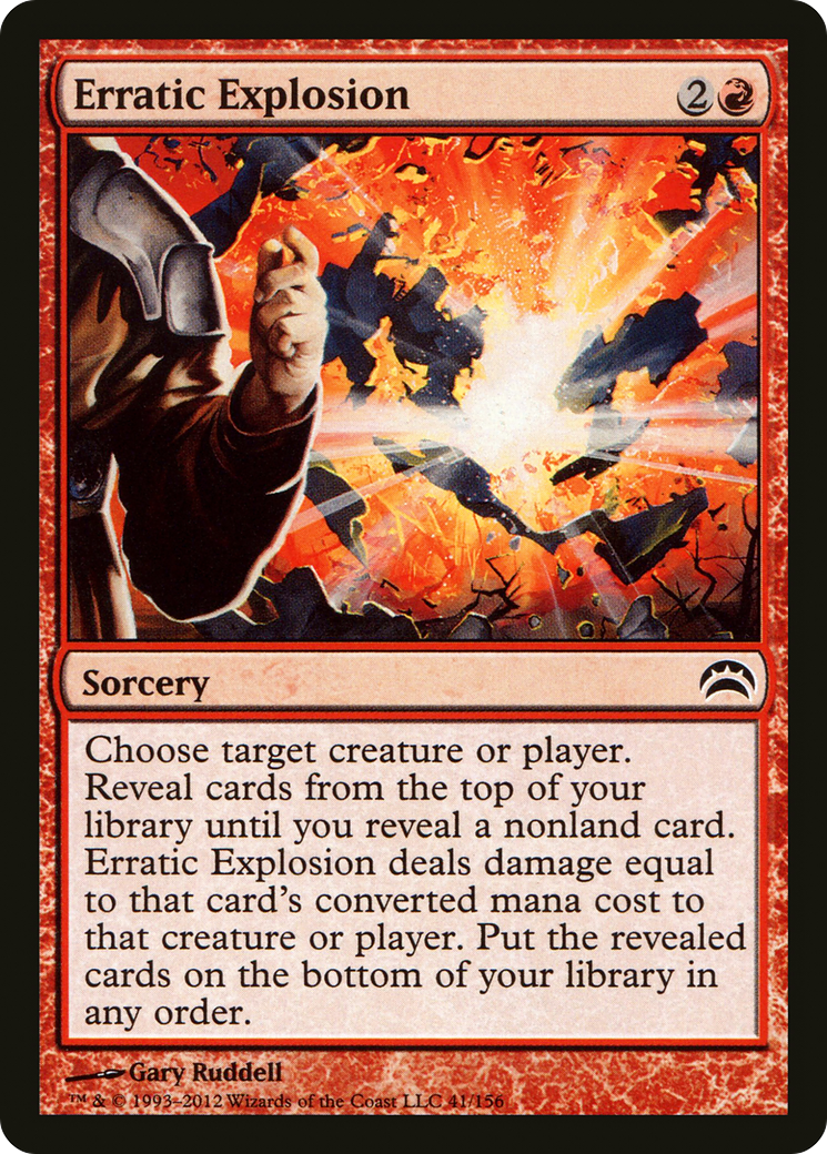 Erratic Explosion (PC2-041) [Misc] Planechase 2012 Foil MTG Single Wizards of the Coast