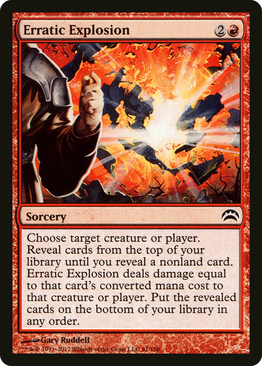 Erratic Explosion (PC2-041) [Misc] Planechase 2012 Foil MTG Single Wizards of the Coast
