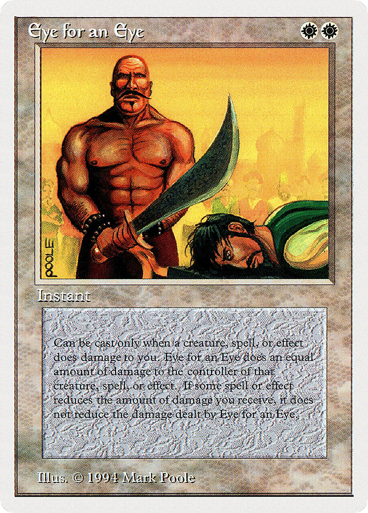 Eye for an Eye (SUM-018) [Misc] Summer Magic / Edgar MTG Single Wizards of the Coast
