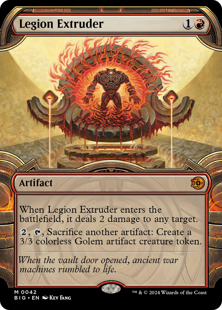 Legion Extruder (BIG-042) [The Big Score] (Showcase) MTG Single Wizards of the Coast