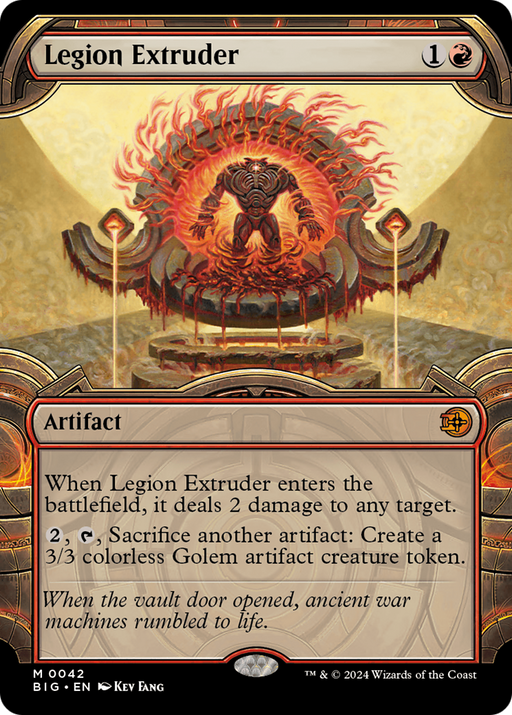 Legion Extruder (BIG-042) [The Big Score] (Showcase) MTG Single Wizards of the Coast