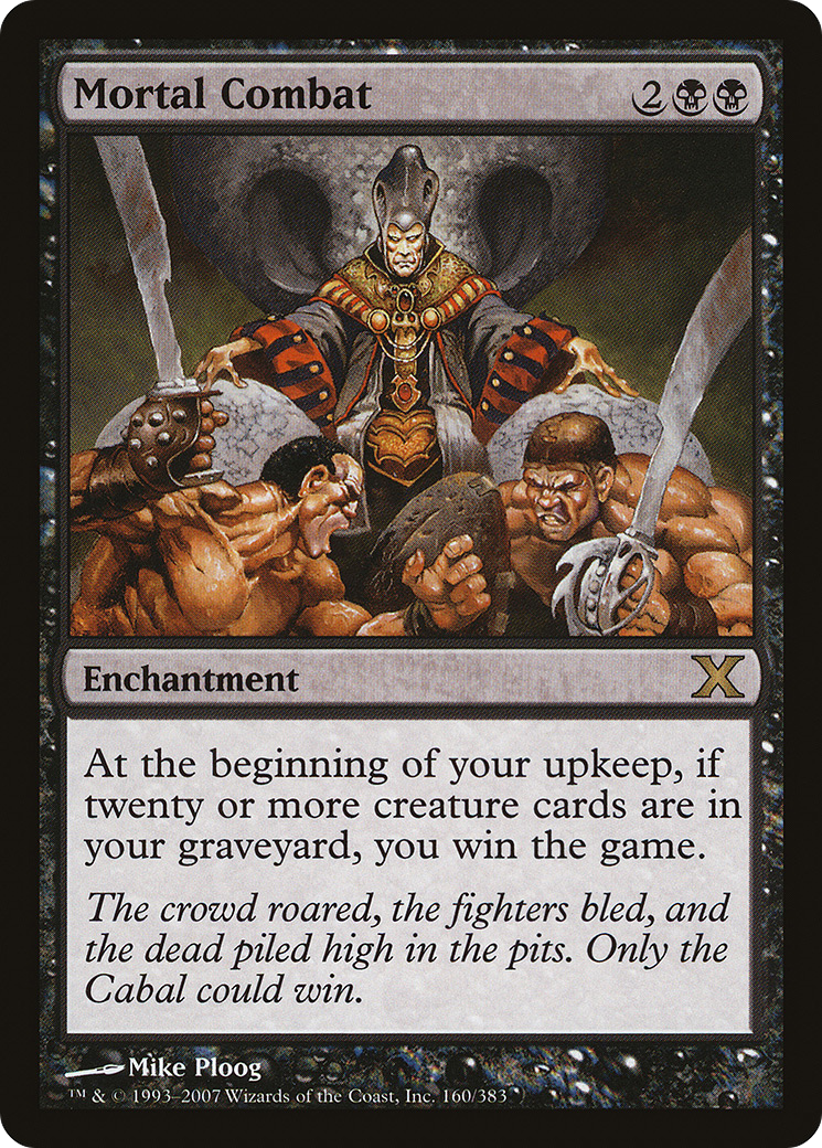 Mortal Combat (10E-160) [Tenth Edition] MTG Single Wizards of the Coast