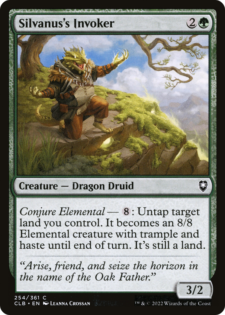 Silvanus's Invoker (CLB-254) [Commander Legends: Battle for Baldur's Gate] MTG Single Wizards of the Coast