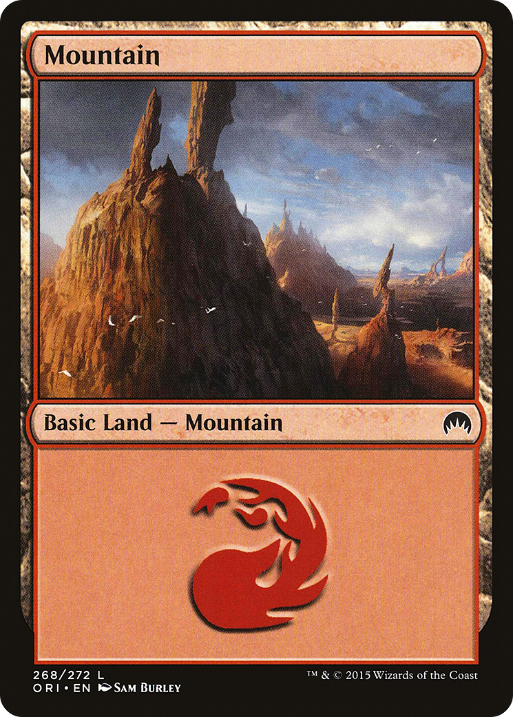Mountain (268) (ORI-268) [Magic Origins] MTG Single Wizards of the Coast