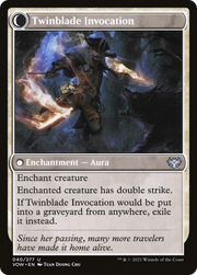 Twinblade Geist (VOW-040) [Innistrad: Crimson Vow] Foil MTG Single Wizards of the Coast