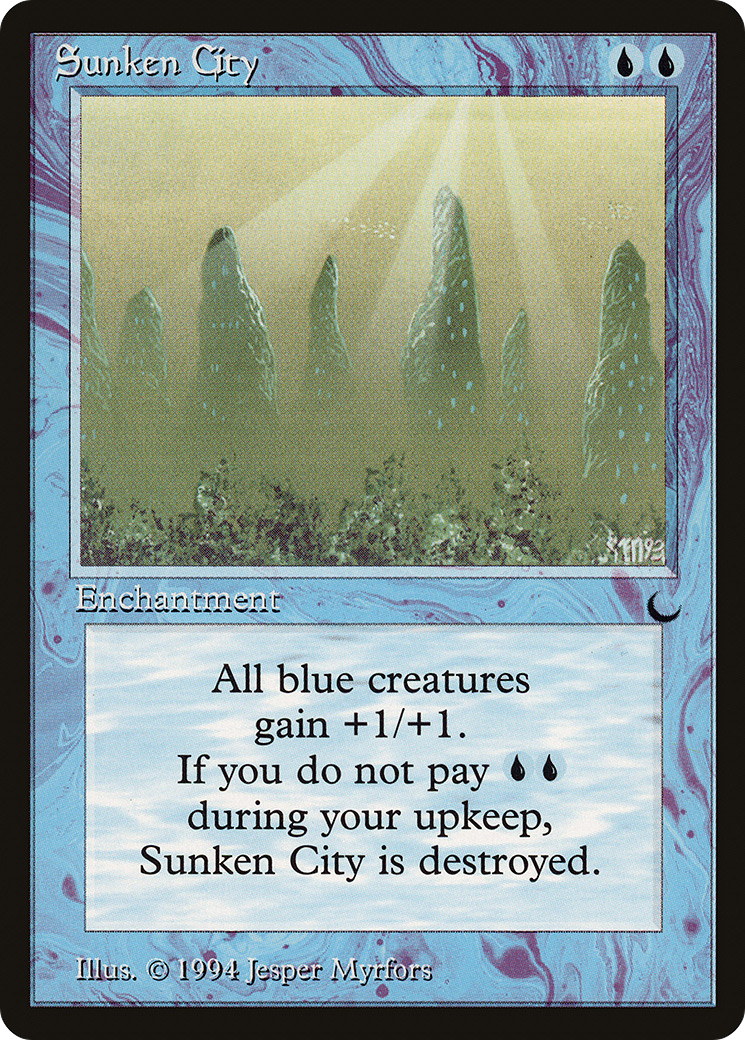 Sunken City (DRK-036) [Oldschool] The Dark MTG Single Wizards of the Coast