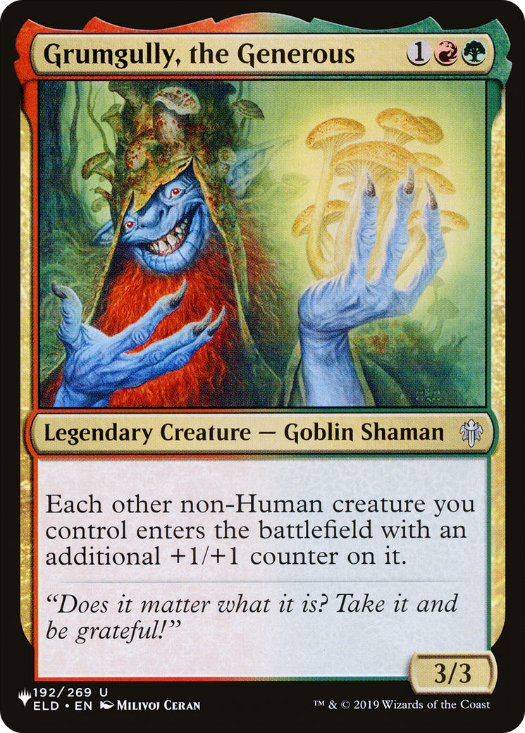 Grumgully, the Generous (LIST-192/269) [Mystery Booster] The List MTG Single Wizards of the Coast