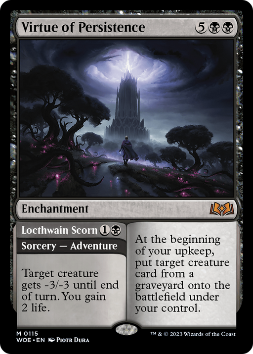 Virtue of Persistence (WOE-115) [Wilds of Eldraine] MTG Single Wizards of the Coast