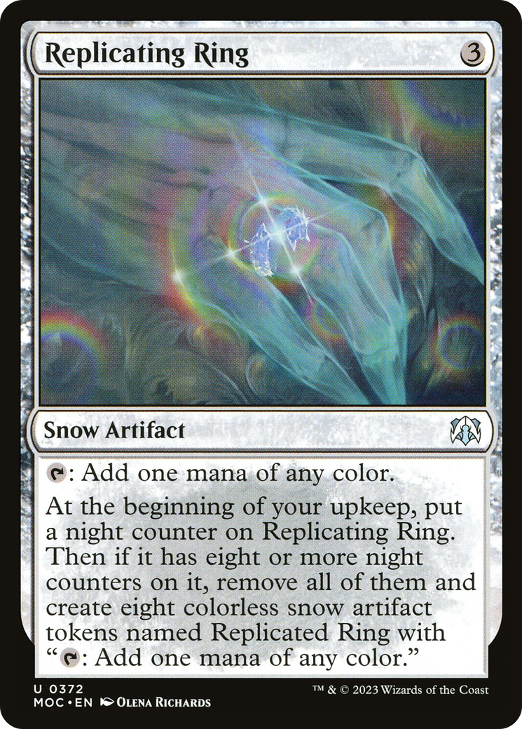 Replicating Ring (MOC-372) [March of the Machine Commander] MTG Single Wizards of the Coast