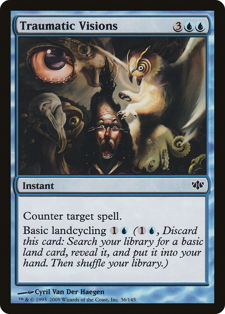 Traumatic Visions (CON-036) [Conflux] MTG Single Wizards of the Coast