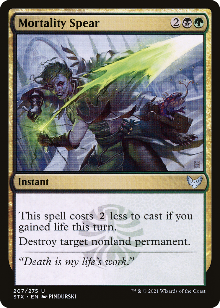 Mortality Spear (STX-207) [Strixhaven: School of Mages] MTG Single Wizards of the Coast