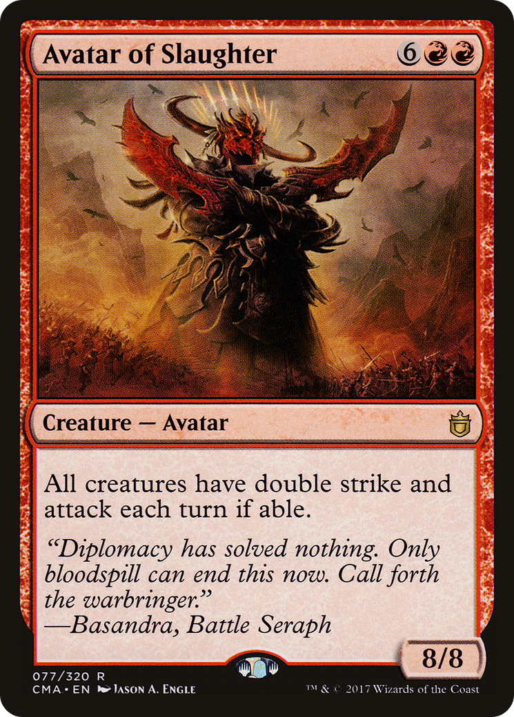 Avatar of Slaughter (CMA-077) [Commander Anthology] MTG Single Wizards of the Coast