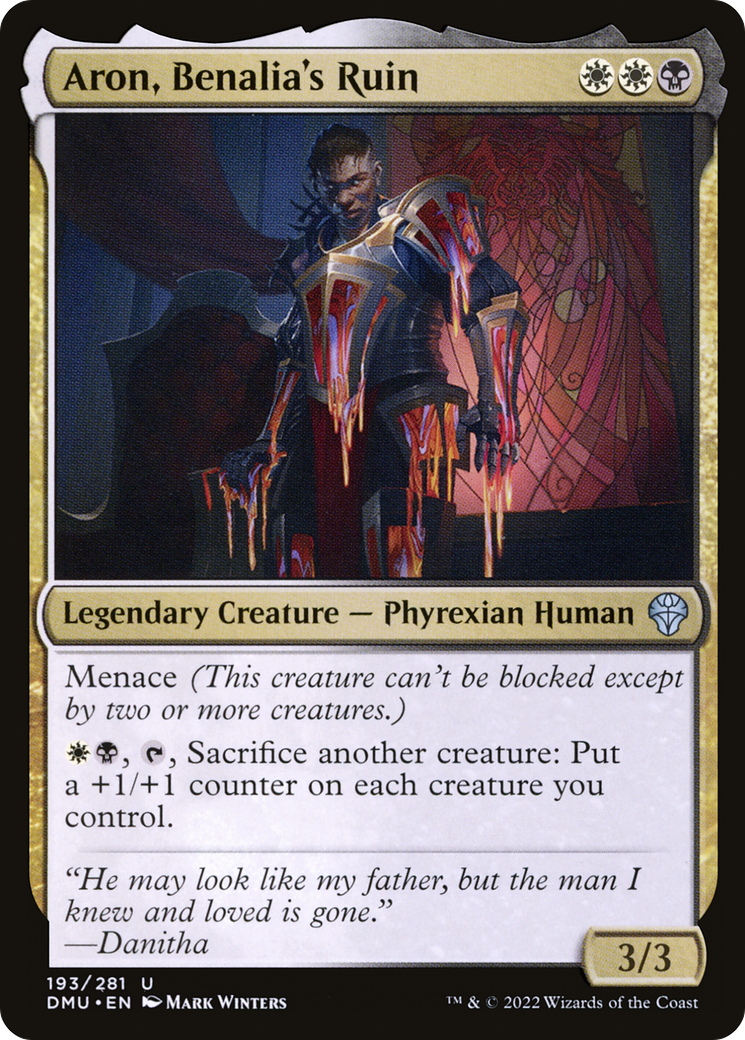 Aron, Benalia's Ruin (DMU-193) [Dominaria United] MTG Single Wizards of the Coast