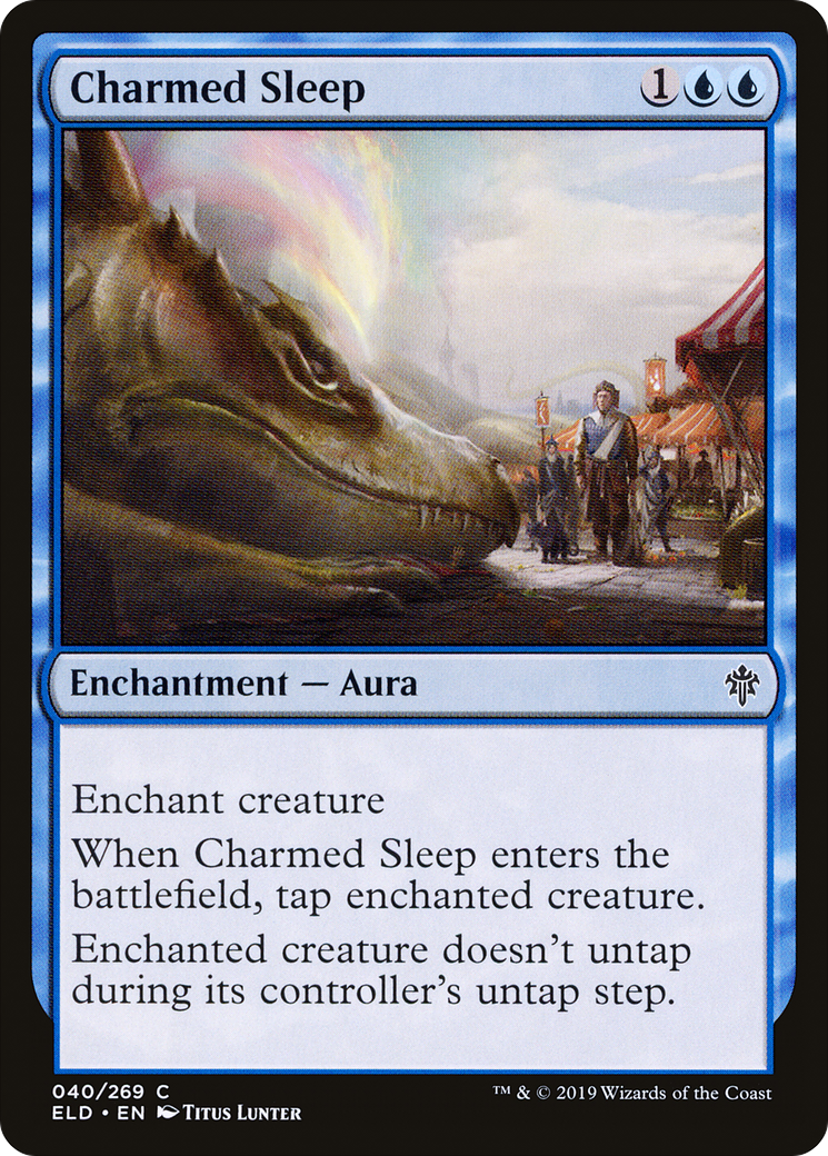 Charmed Sleep (ELD-040) [Throne of Eldraine] MTG Single Wizards of the Coast