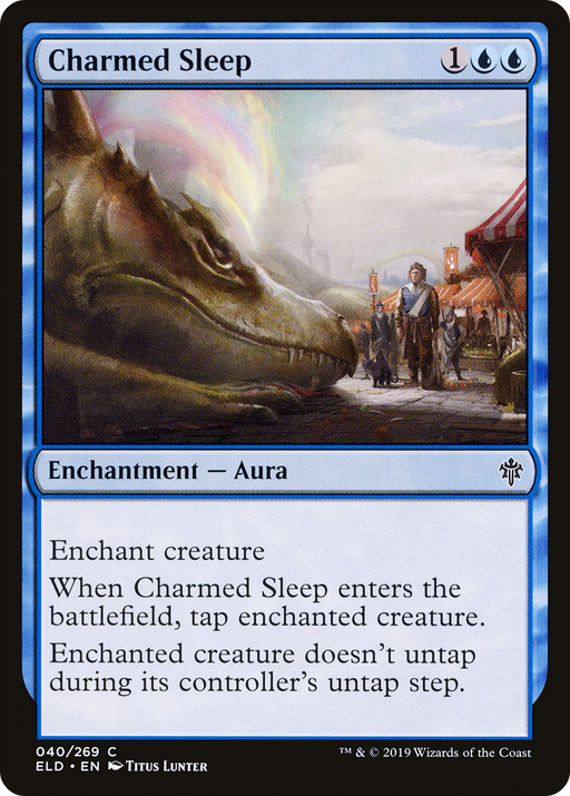 Charmed Sleep (ELD-040) [Throne of Eldraine] MTG Single Wizards of the Coast