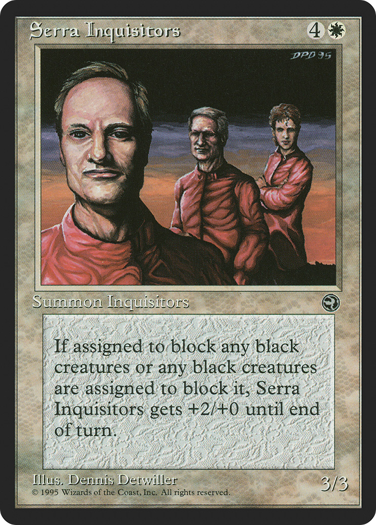 Serra Inquisitors (HML-016) [Homelands] MTG Single Wizards of the Coast