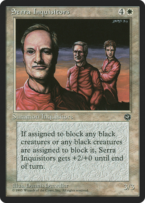 Serra Inquisitors (HML-016) [Homelands] MTG Single Wizards of the Coast