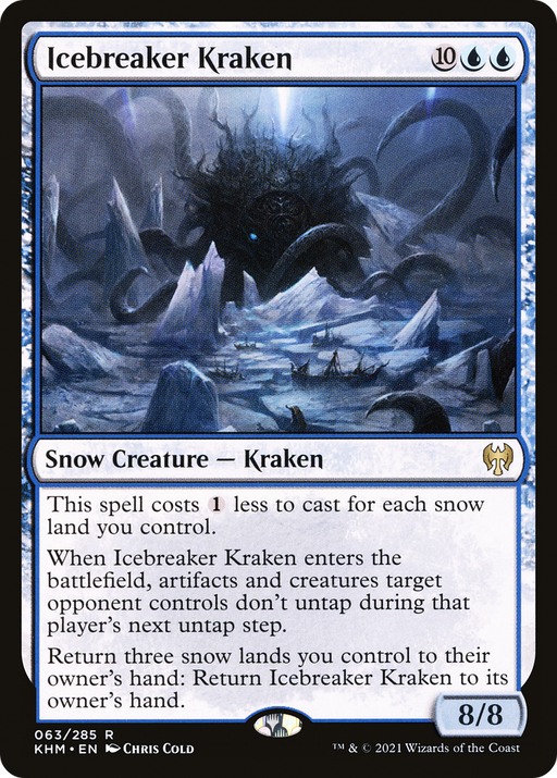 Icebreaker Kraken (KHM-063) [Kaldheim] Foil MTG Single Wizards of the Coast