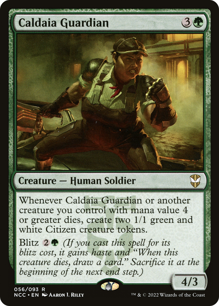 Caldaia Guardian (NCC-056) [New Capenna Commander] MTG Single Wizards of the Coast