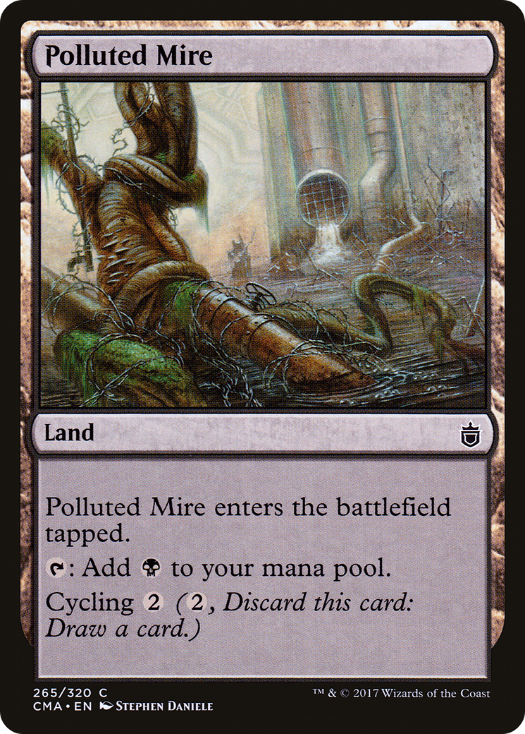 Polluted Mire (CMA-265) [Commander Anthology] MTG Single Wizards of the Coast