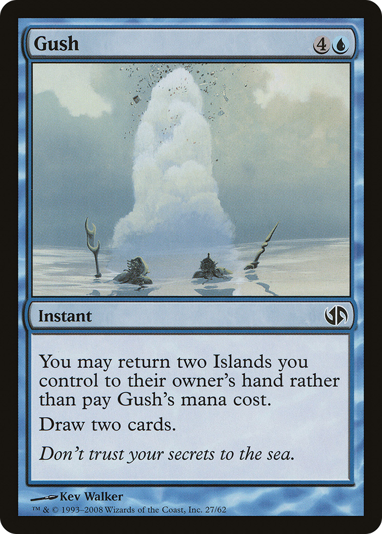 Gush (DD2-027) [Misc] Duel Decks: Jace vs. Chandra MTG Single Wizards of the Coast