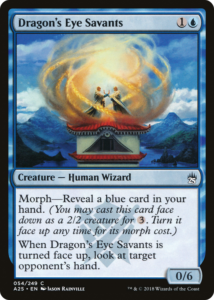 Dragon's Eye Savants (A25-054) [Masters 25] Foil MTG Single Wizards of the Coast