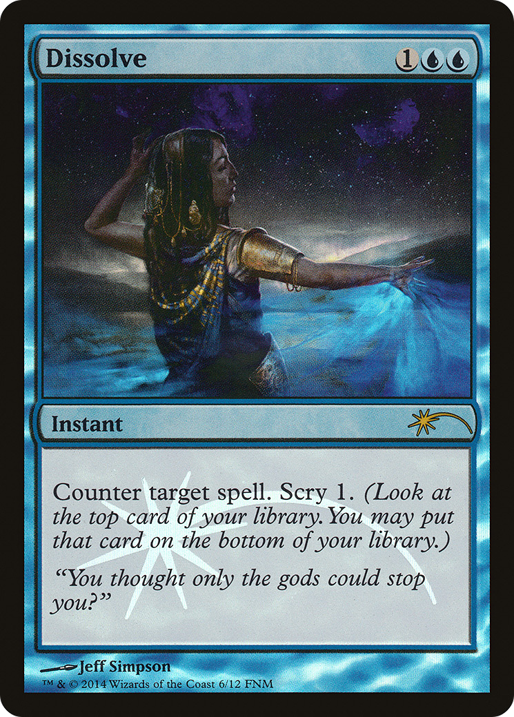 Dissolve (FNM-006) [Misc] Friday Night Magic 2014 Foil MTG Single Wizards of the Coast