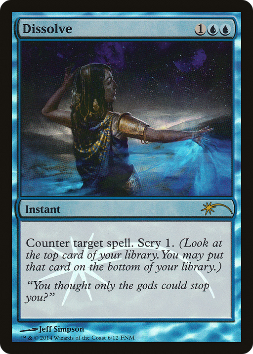 Dissolve (FNM-006) [Misc] Friday Night Magic 2014 Foil MTG Single Wizards of the Coast