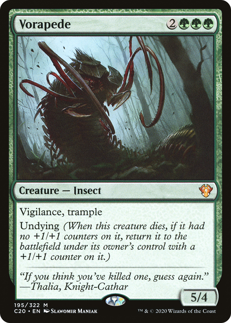 Vorapede (C20-195) [Commander 2020] MTG Single Wizards of the Coast