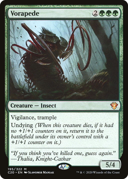 Vorapede (C20-195) [Commander 2020] MTG Single Wizards of the Coast