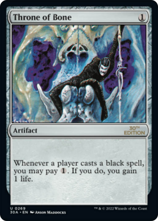 Throne of Bone (30A-269) [30th Anniversary Edition] MTG Single Wizards of the Coast
