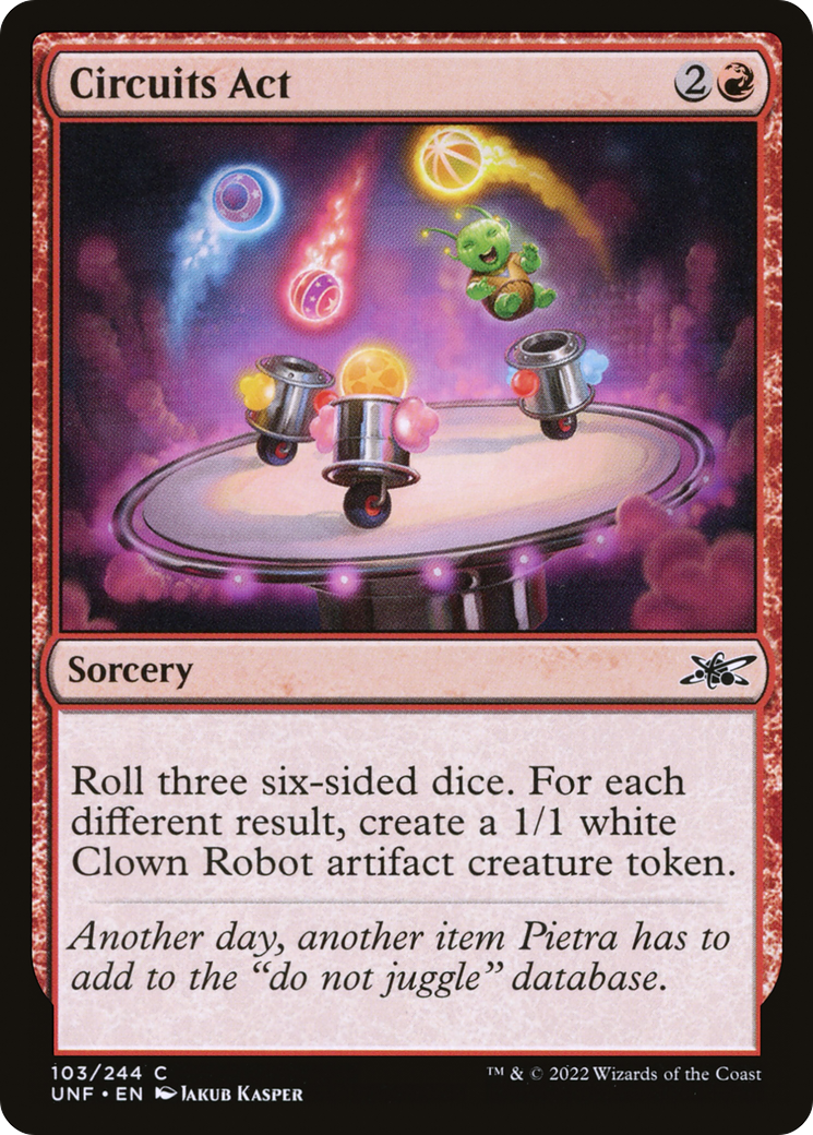 Circuits Act (UNF-103) [Unfinity] Foil MTG Single Wizards of the Coast