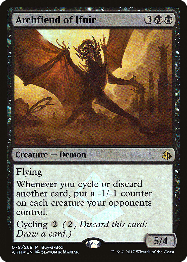 Archfiend of Ifnir (BABP-078) [Amonkhet Promos] Foil MTG Single Wizards of the Coast